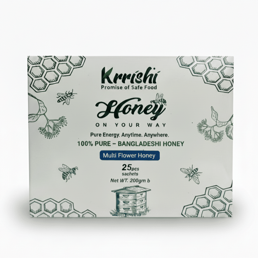 Gemini_Generated_Image_ibwg5iibwg5iibwg মিশ্র মধু (Multi Flower Honey ) - 25 Pcs. Sachets - Image 1
